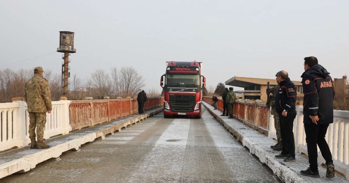 Ermənistan tərəfindən Türkiyəyə ikinci humanitar yardım göndərilib