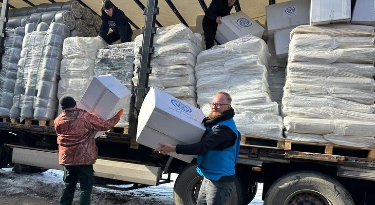 Ukraynaya Argentina tərəfindən humanitar yardım göndərilib