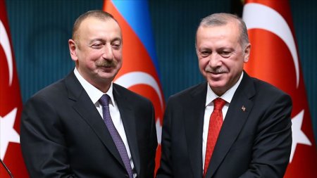 Azərbaycan Prezidenti İlham Əliyevin Türkiyə Prezidenti Rəcəb Tayyib Ərdoğanla görüşü başlayıb