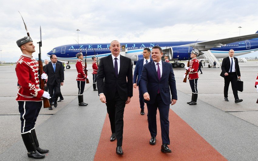 Prezident İlham Əliyev Bolqarıstanda işgüzar səfərdədir