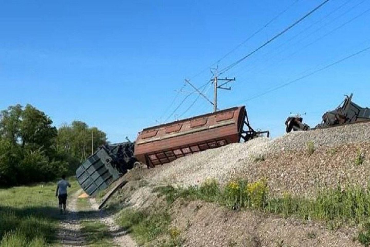 Krımda dəmir yolunda partlayış baş verib