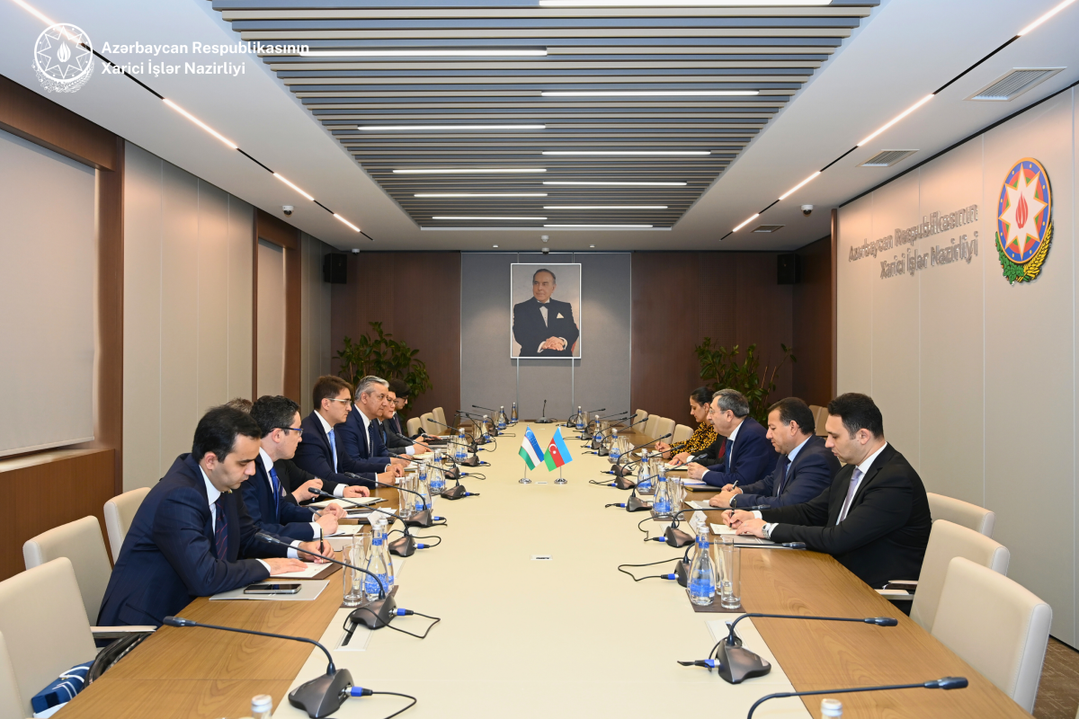 Ceyhun Bayramov Özbəkistan xarici işlər nazirinin müavini ilə görüşüb