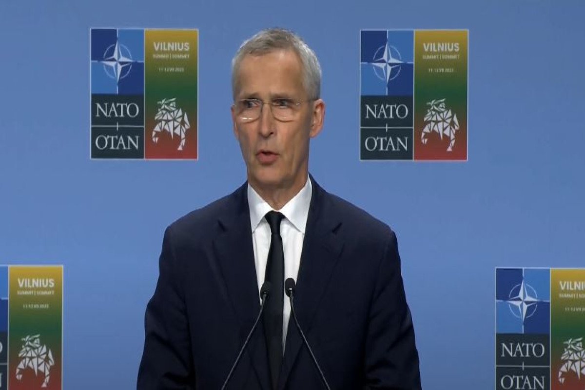Stoltenberq: Vilnüs sammitində NATO-nu gələcəyə uyğunlaşdırmaq üçün önəmli qərarlar aldıq