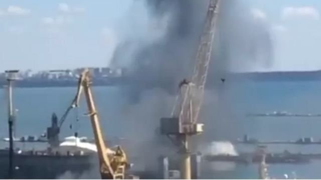 Odessa limanı Rusiyanın hava qüvvələri tərəfindən vurulub