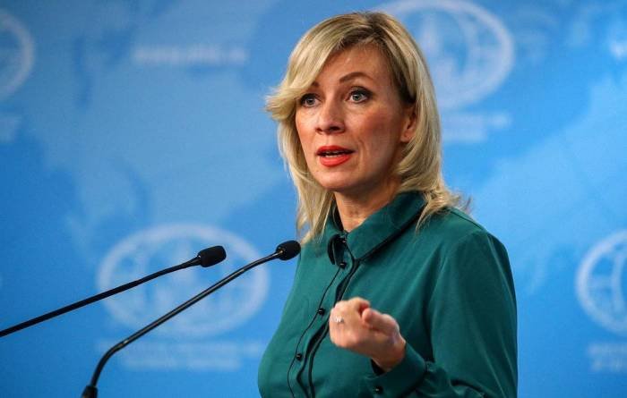 Zaxarova Rusiya, Azərbaycan və Ermənistan XİN rəhbərlərinin görüş şansını yüksək qiymətləndirib