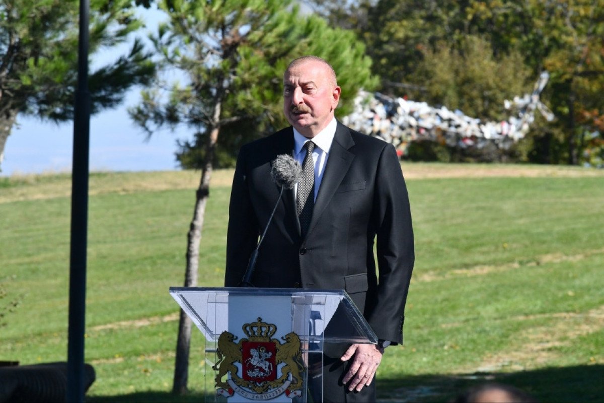 Prezident İlham Əliyev: Biz iki lider kimi Azərbaycan və Gürcüstan arasında dostluq, qardaşlıq əlaqələrini gücləndiririk