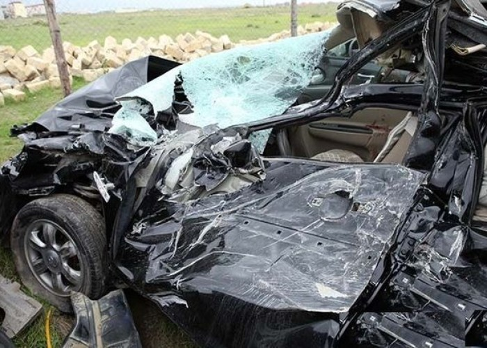 Sabirabadda yol qəzası olub, 4 nəfər xəsarət alıb