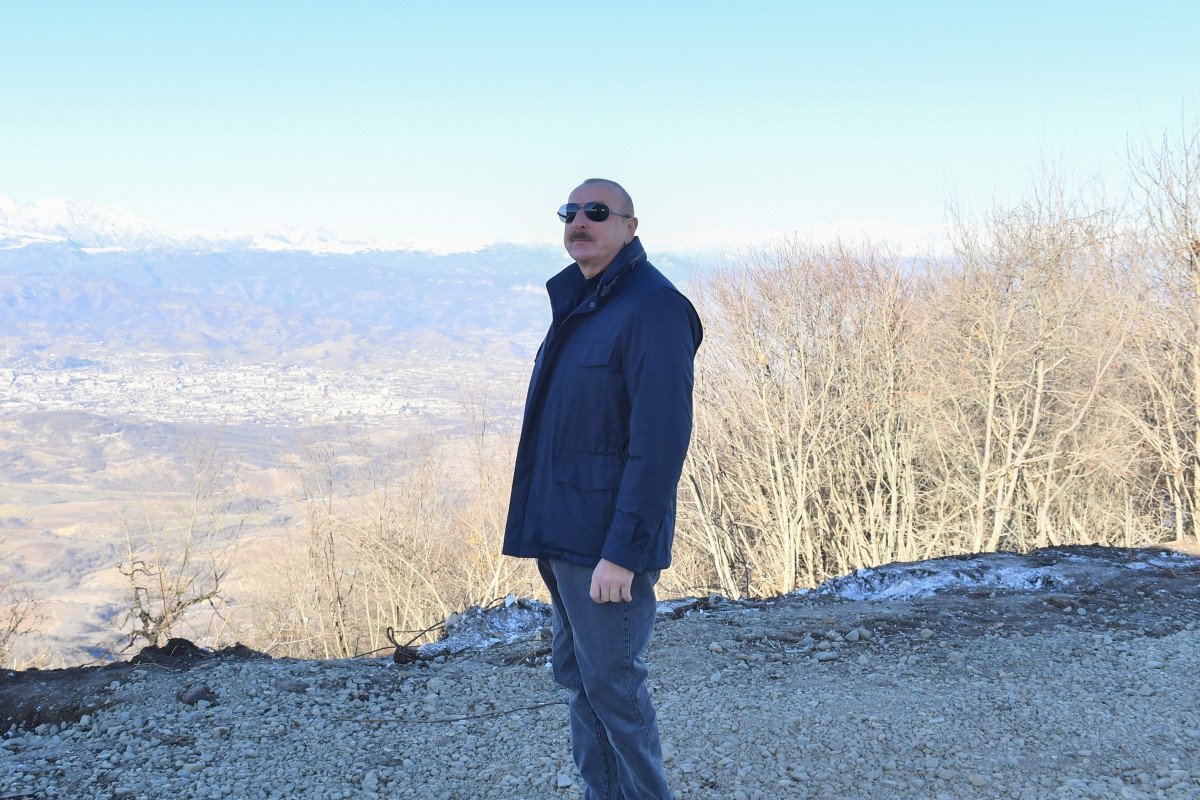 Prezident İlham Əliyev Xocalının Dağdağan kəndində olub