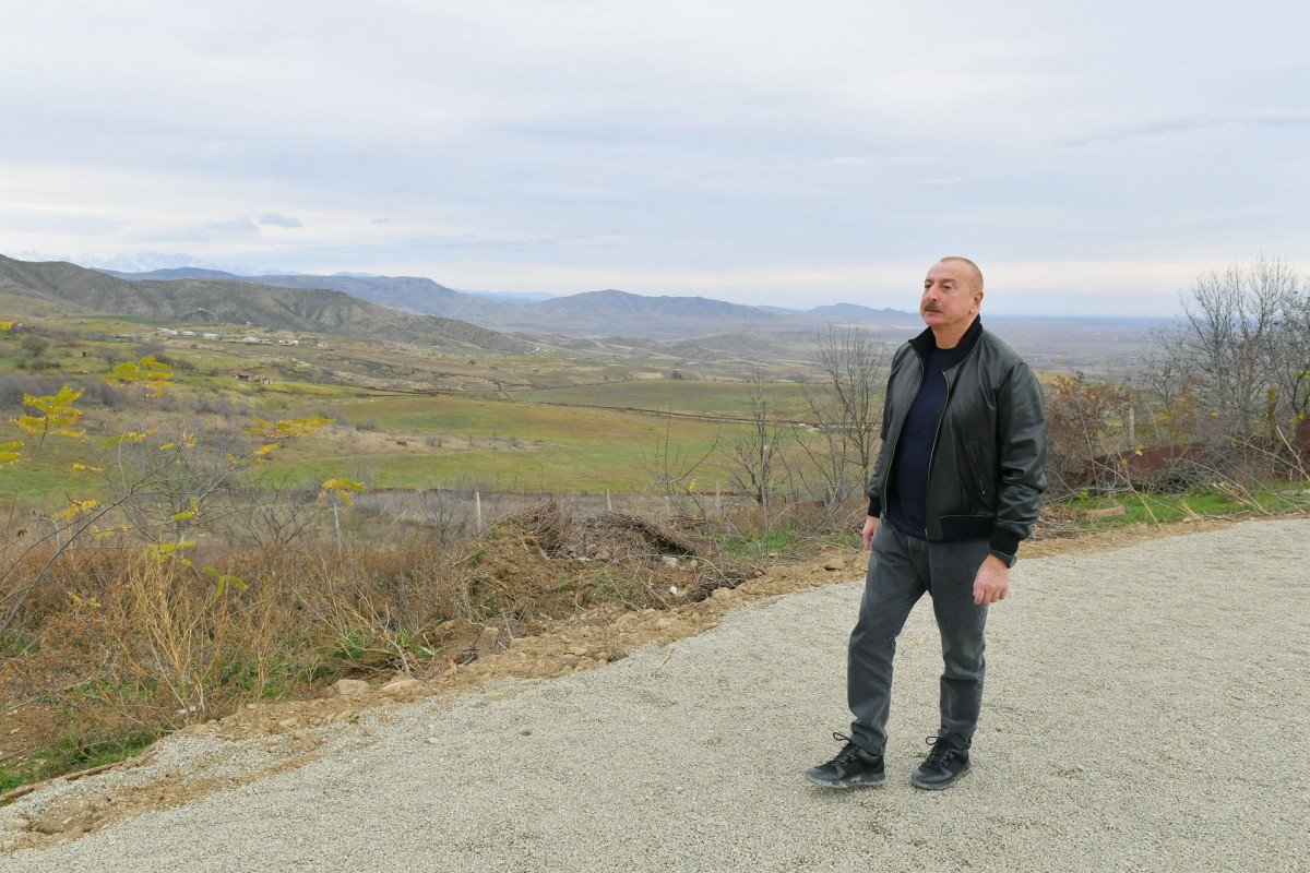 Prezident İlham Əliyev Xocalının Naxçıvanlı, Pircamal, Xanabad və Pirlər kəndlərində olub