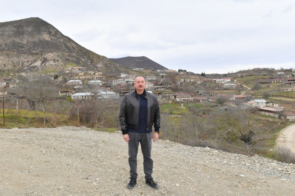 Prezident İlham Əliyev Xocalı rayonunun Pircamal kəndində olub