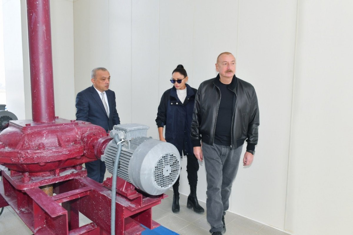 Xaçınçay su anbarının təmir-bərpadan sonra istifadəyə verilməsi mərasimi keçirilib