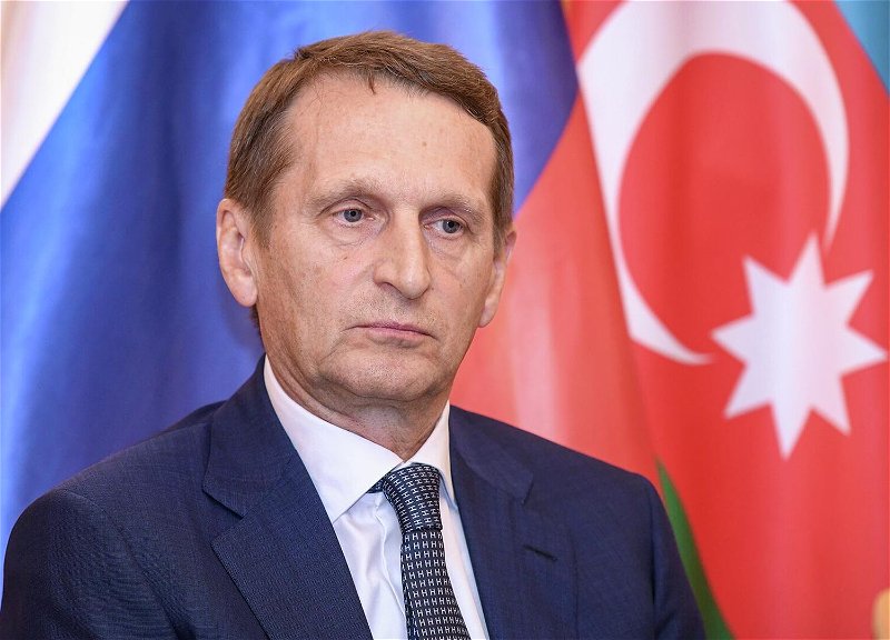 Sergey Narışkin Prezident İlham Əliyevi təbrik edib