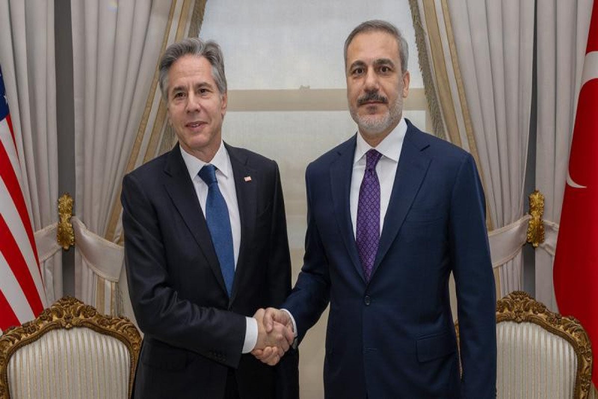 Türkiyə XİN rəhbəri ilə Blinkenin görüşü olub