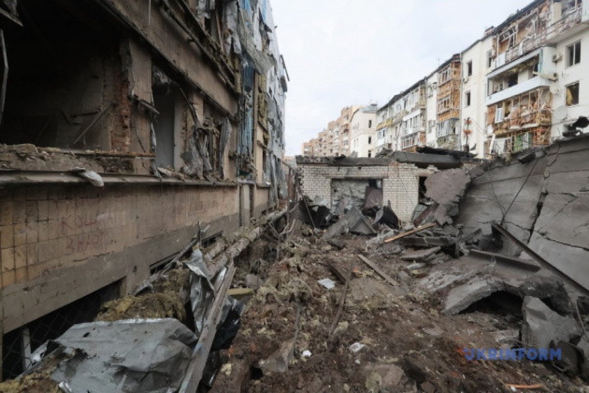 Ukraynaya son zərbələr nəticəsində ölən və yaralananların sayı açıqlanıb