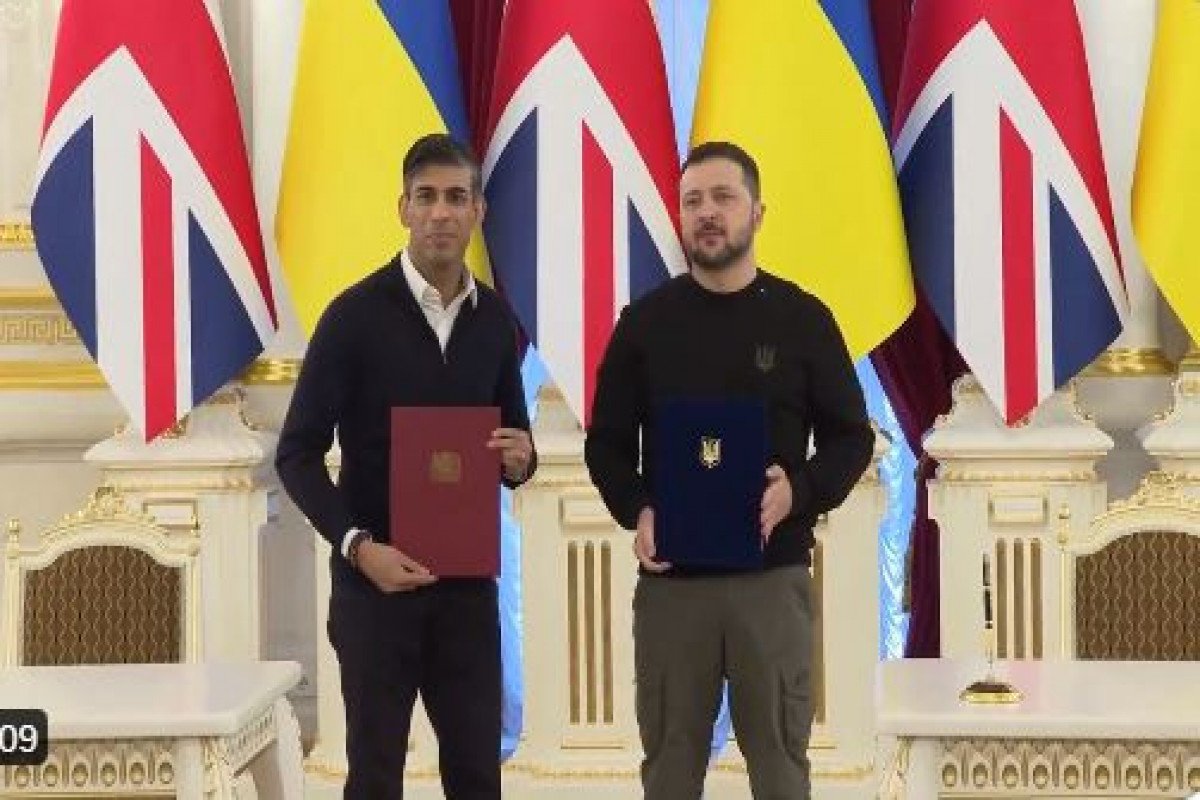 Ukrayna ilə Britaniya arasında təhlükəsizlik sahəsində sənəd imzalanıb