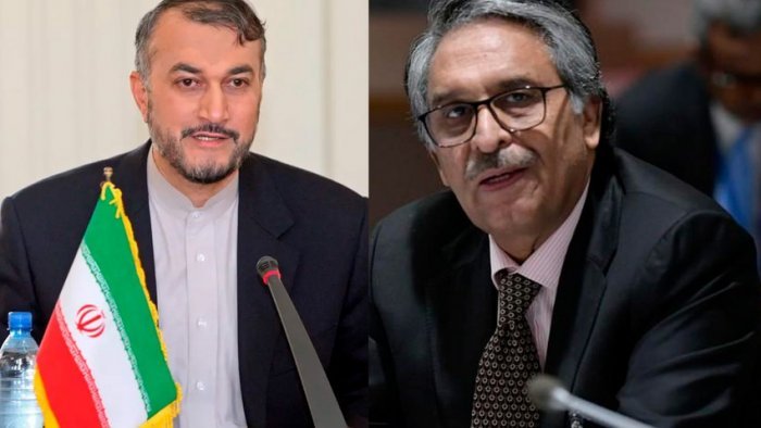 İran və Pakistan XİN başçılarının telefon danışığı olub