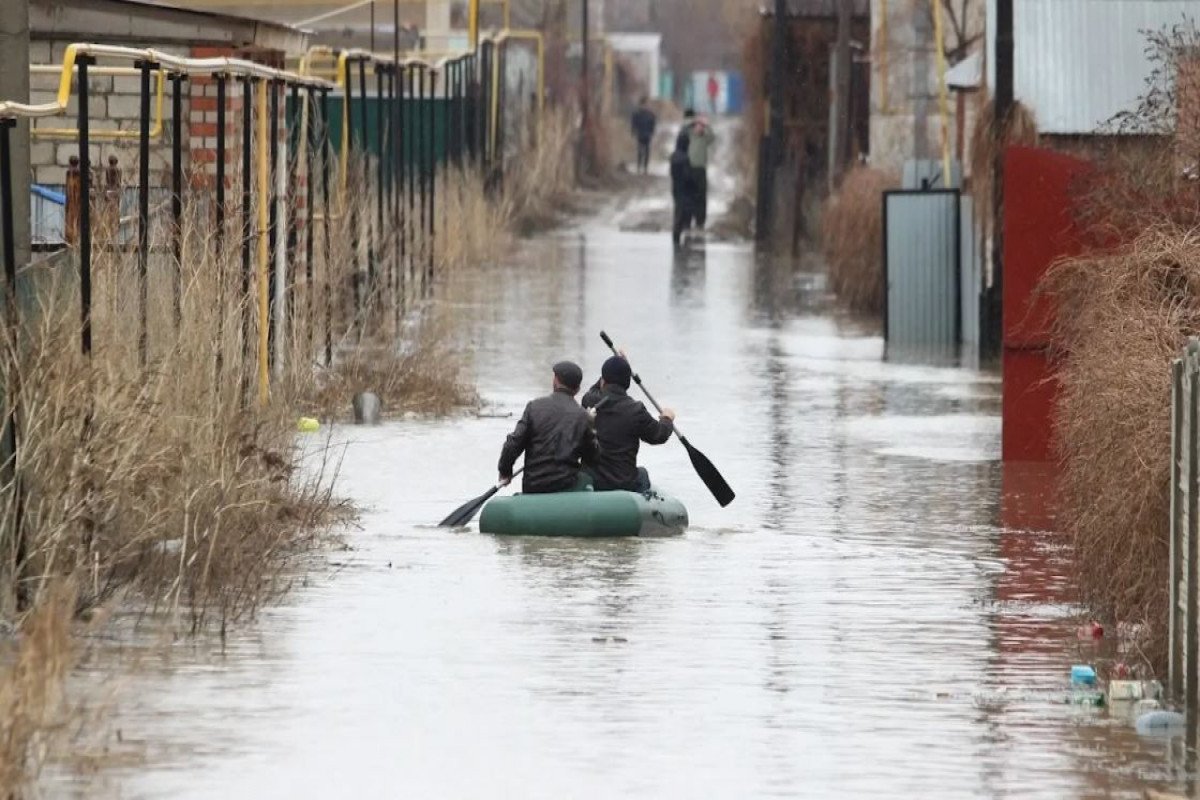 Qazaxıstanda daşqınlar nəticəsində 3,6 mindən artıq yaşayış binası su altında qalıb
