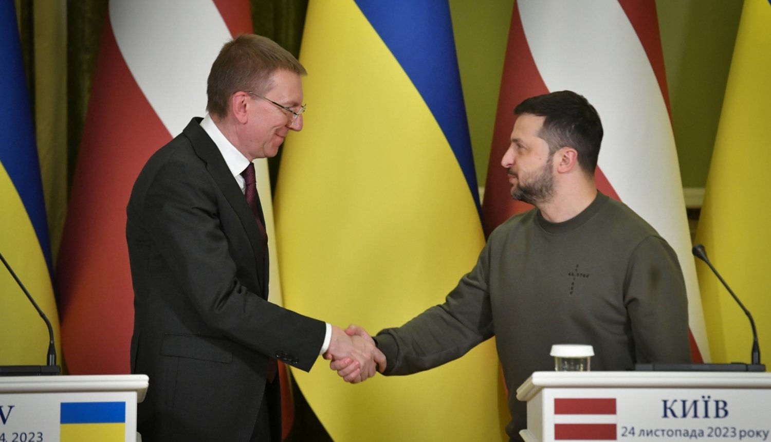 Ukrayna və Latviya arasında təhlükəsizlik sazişi imzalanıb