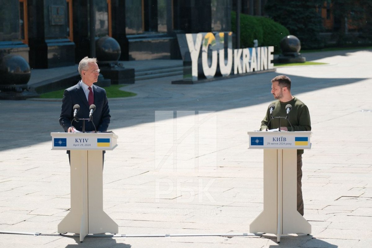 NATO Baş katibi Kiyevdə səfərdədir