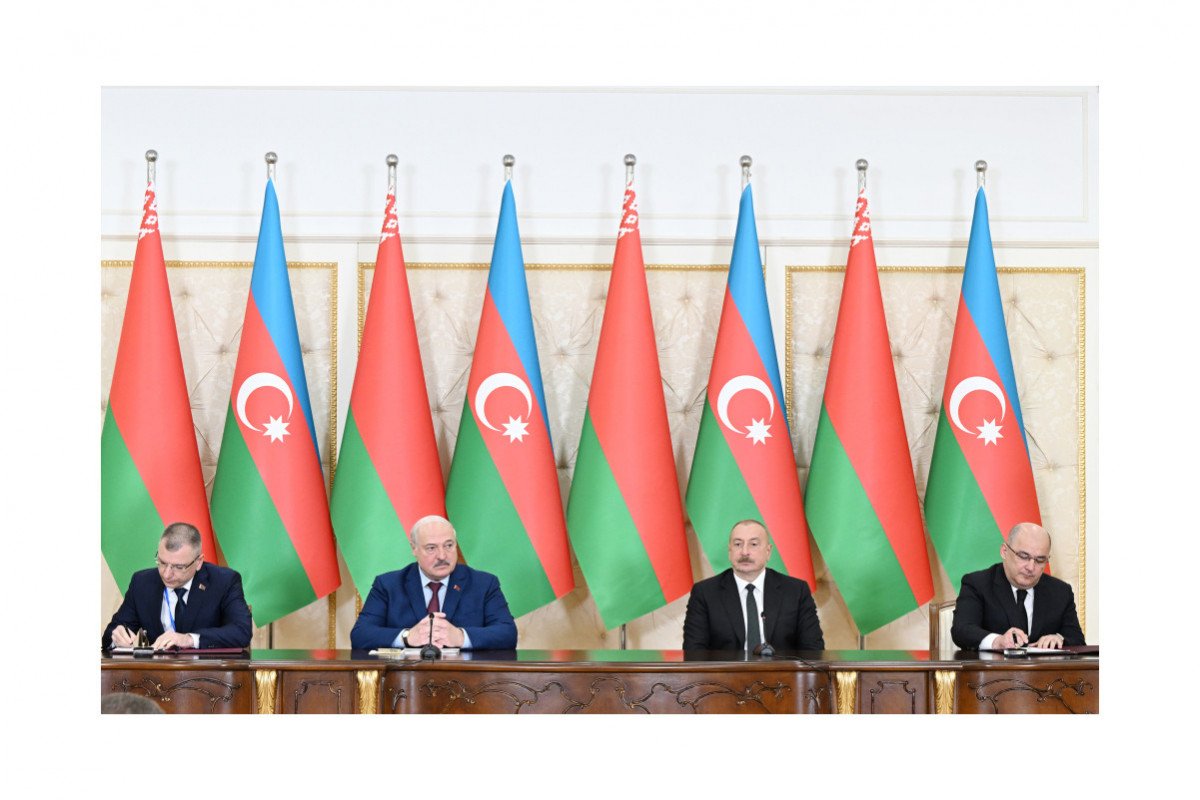 Azərbaycan-Belarus sənədləri imzalanıb