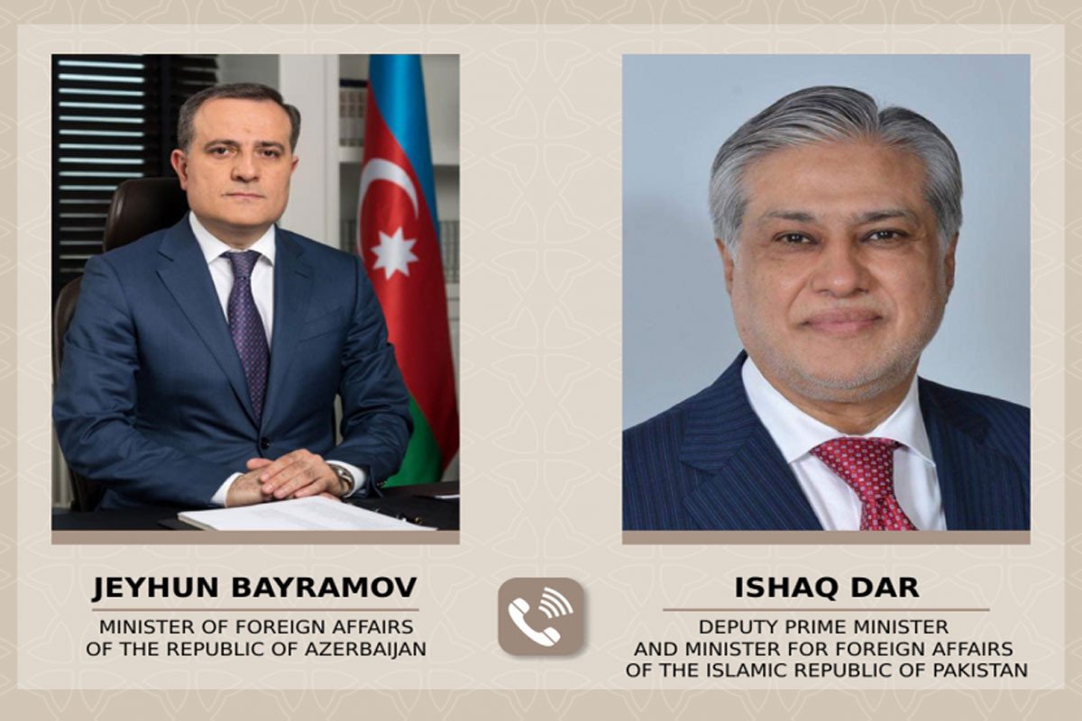 Ceyhun Bayramovun Pakistan XİN başçısı ilə telefon danışığı olub