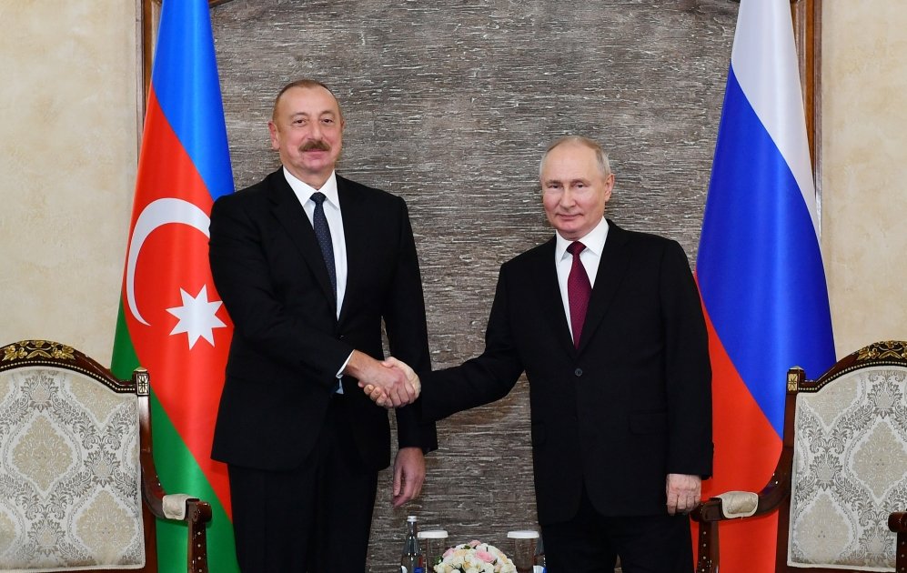 Azərbaycan Prezidenti Vladimir Putinə başsağlığı məktubu ünvanlayıb
