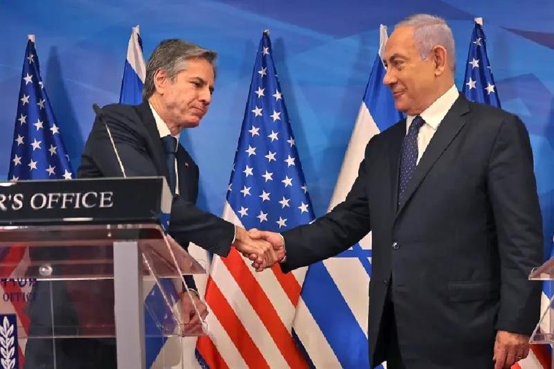Netanyahu Blinkenlə görüşüb