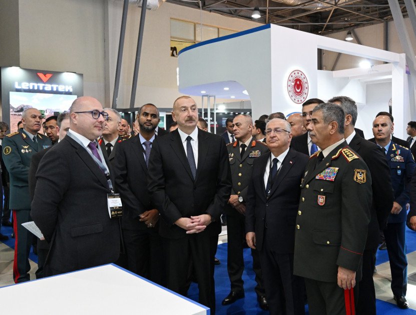Prezident İlham Əliyev “ADEX-2024” və “Securex Caspian” sərgiləri ilə tanış olub