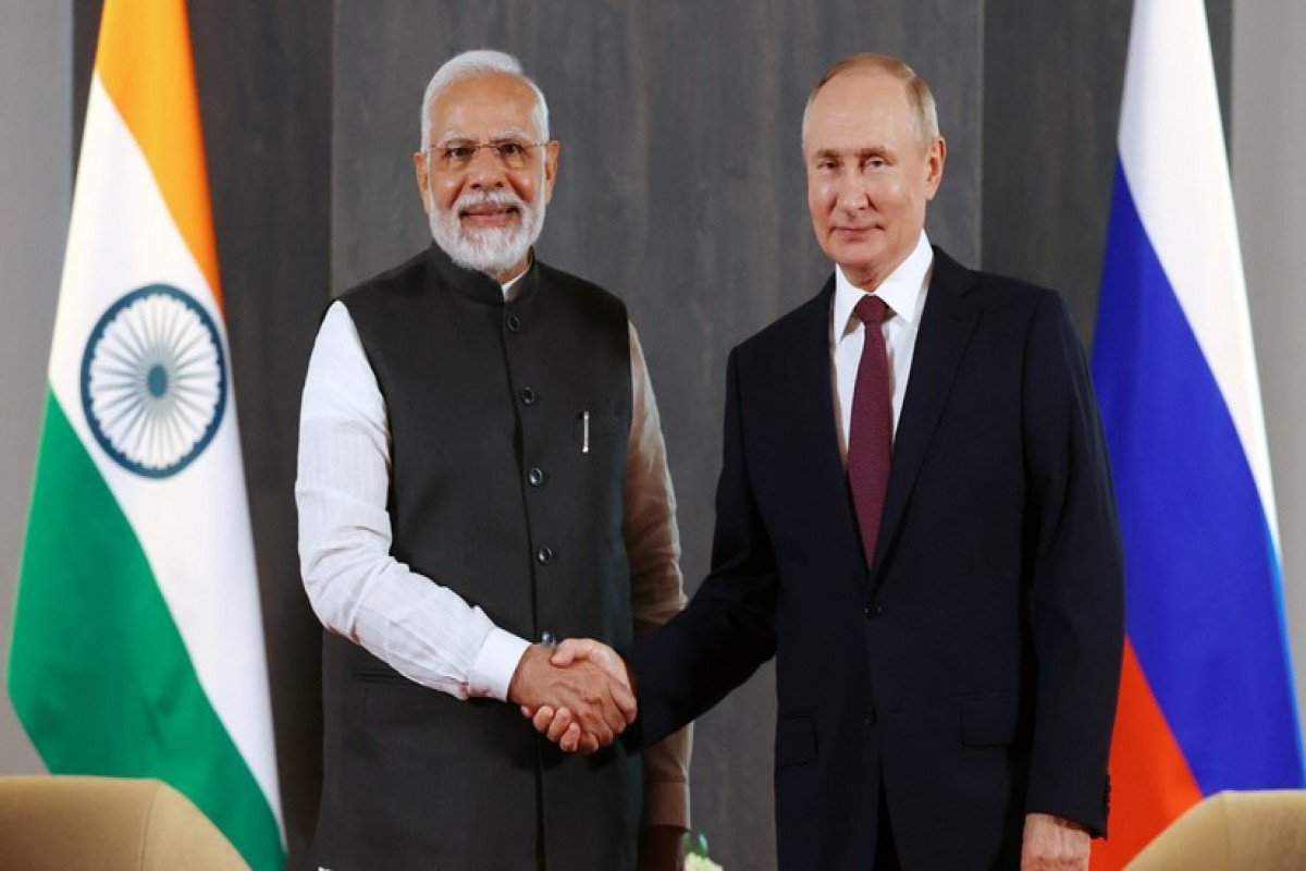 Putinlə Modi görüşüb, Ukrayna münaqişəsi müzakirə olunub