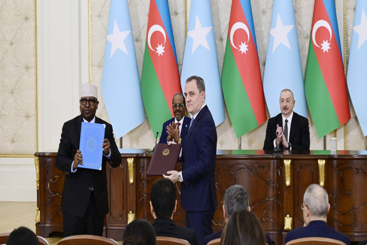 Azərbaycan ilə Somali arasında imzalanmış sənədlərin mübadiləsi mərasimi olub