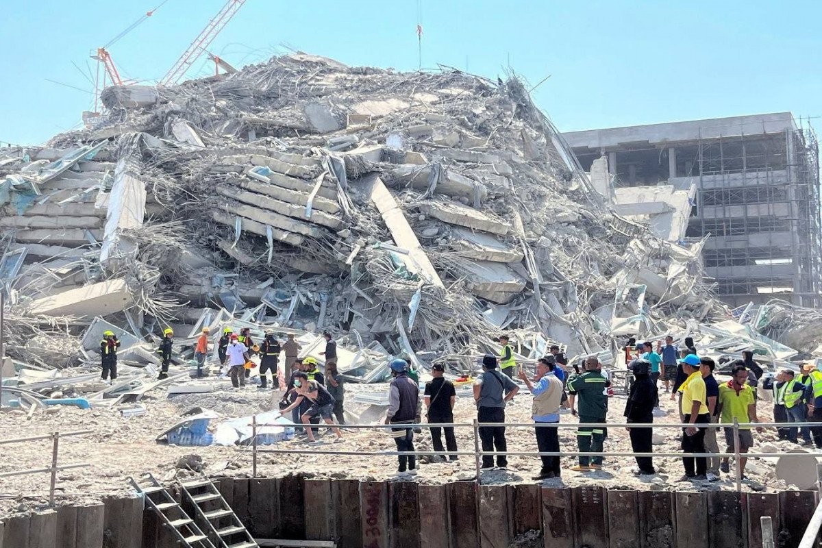 Tailandda güclü zəlzələ nəticəsində 3 nəfər ölüb, 81 nəfər dağıntılar altında qalıb