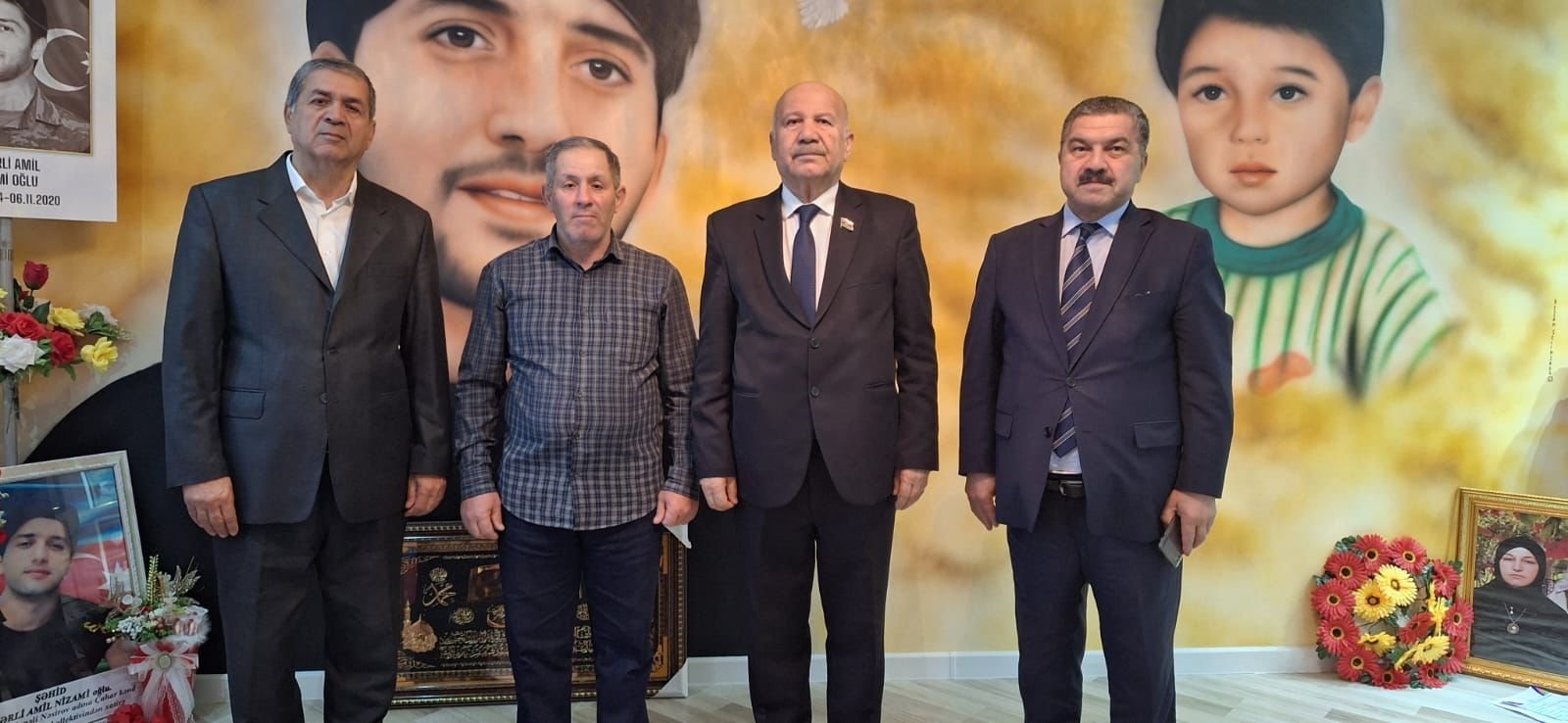 Səyyad Salahlı şəhid ailələri ilə bayramlaşdı – FOTOLAR