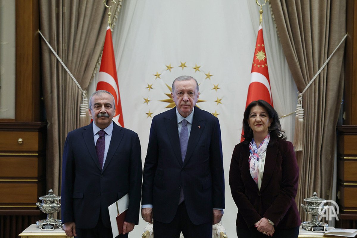 Ərdoğanla DEM Partiya heyəti arasında görüş müsbət məcrada keçib