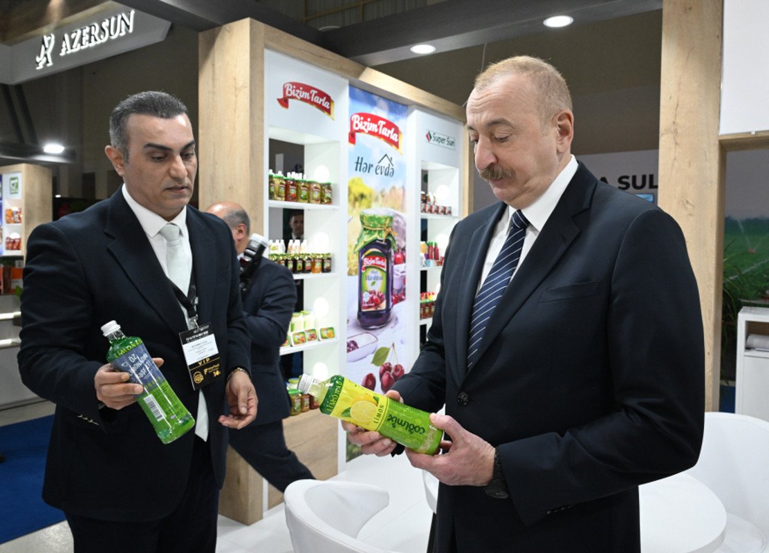 Prezident “InterFood Azerbaijan” və “Caspian Agro” sərgiləri ilə tanış olub Prezident “InterFood Azerbaijan” və “Caspian Agro” sərgiləri ilə tanış olub