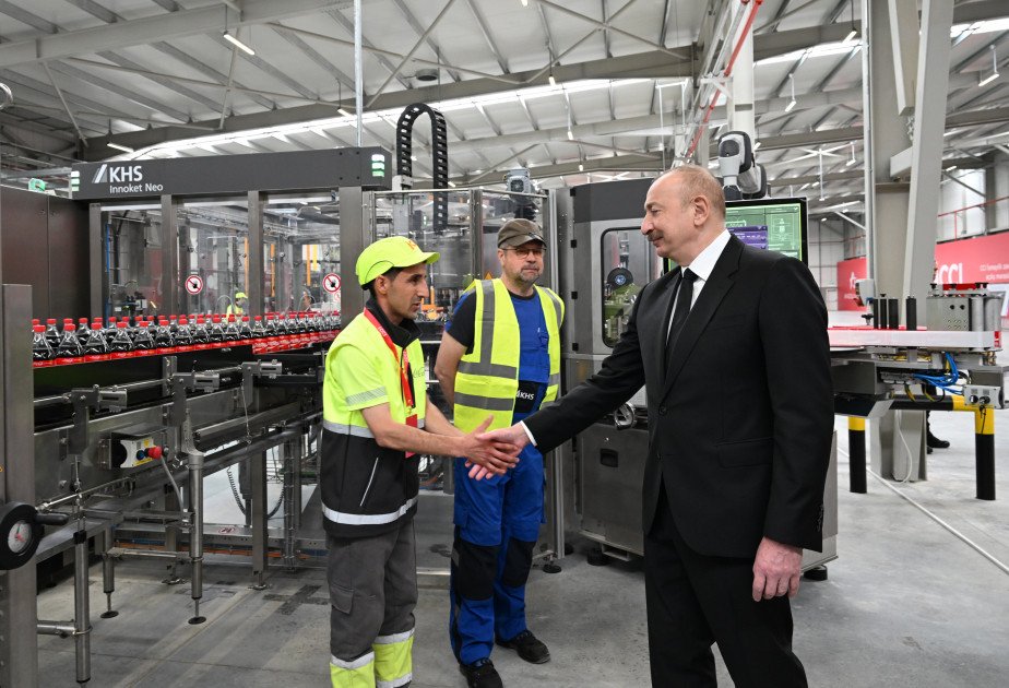 “Azerbaijan Coca-Cola Bottlers” MMC-nin İsmayıllıda yeni istehsal müəssisəsi açılıb
