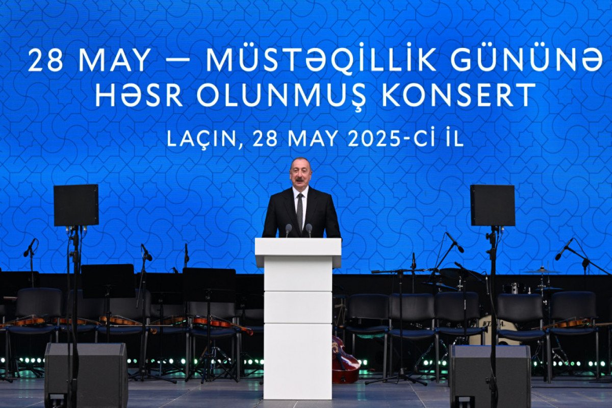 Laçında 28 May - Müstəqillik Gününə həsr olunmuş konsert keçirilib