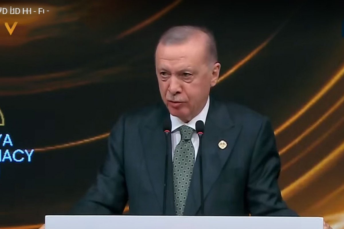 Türkiyə Prezidenti Yaxın Şərqin xəritəsinin dəyişdirilməsinə imkan verməyəcəklərini bildirib