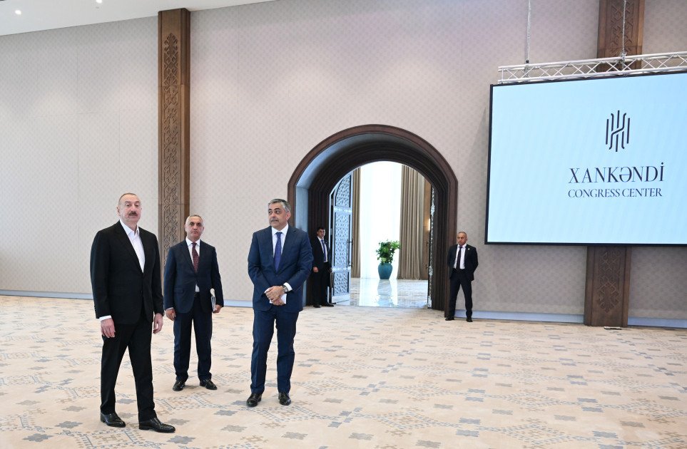 Xankəndi Konqres Mərkəzinin açılışı olub Xankəndi Konqres Mərkəzinin açılışı olub