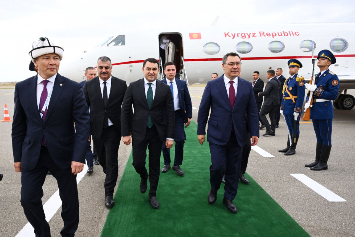 Qırğızıstan Prezidenti Sadır Japarov Füzuliyə gəlib