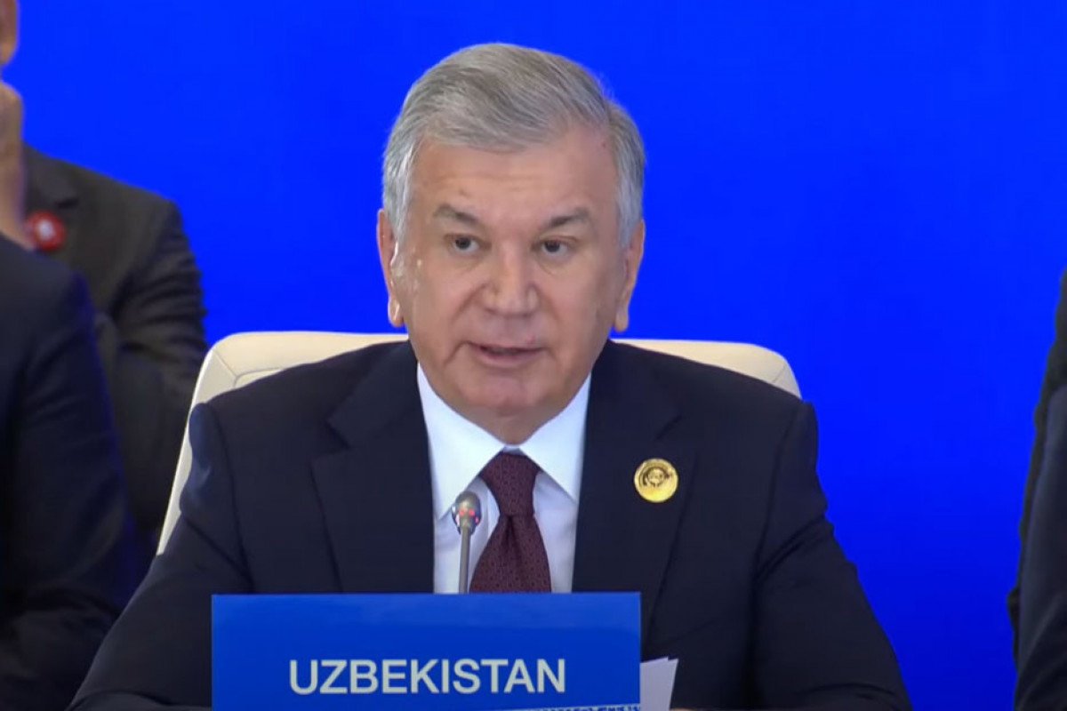 Mirziyoyev: Azərbaycan Mərkəzi Asiya və Avropa arasında strateji körpü rolunu oynayır