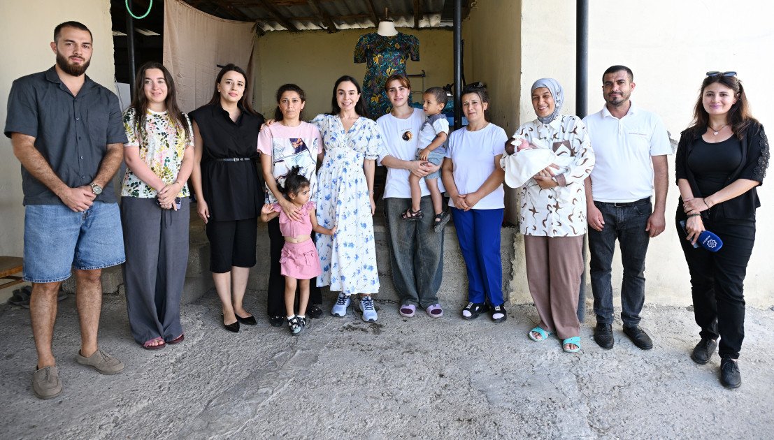 Leyla Əliyeva Şamaxıda inşa olunan körpələr evi-uşaq bağçalarının açılışında iştirak edib