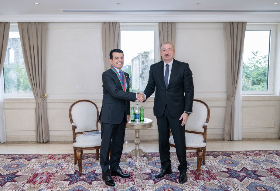 Prezident İlham Əliyev ICESCO-nun Baş direktorunu qəbul edib Prezident İlham Əliyev ICESCO-nun Baş direktorunu qəbul edib