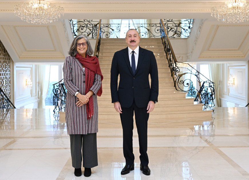 Prezident İlham Əliyev BMT-nin Məskunlaşma Proqramının icraçı direktorunu qəbul edib Prezident İlham Əliyev BMT-nin Məskunlaşma Proqramının icraçı direktorunu qəbul edib
