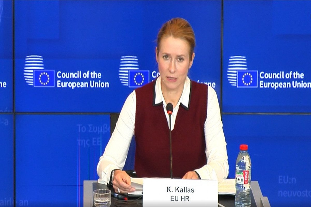 Kallas: Gürcüstan hakimiyyətinin addımları Aİ dəyərlərinə ziddir