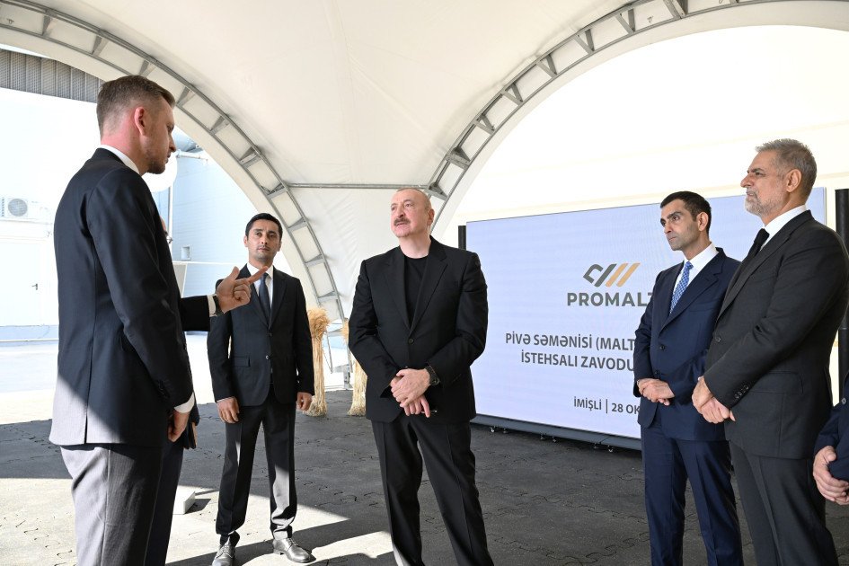 İmişlidə “Promalt” MMC-nin arpa emalı müəssisəsi istifadəyə verilib
