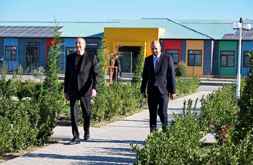 Prezident Zəngilanın Ağalı kəndinin 2-ci mərhələsinin və Məmmədbəyli kəndinin açılışlarında iştirak edib