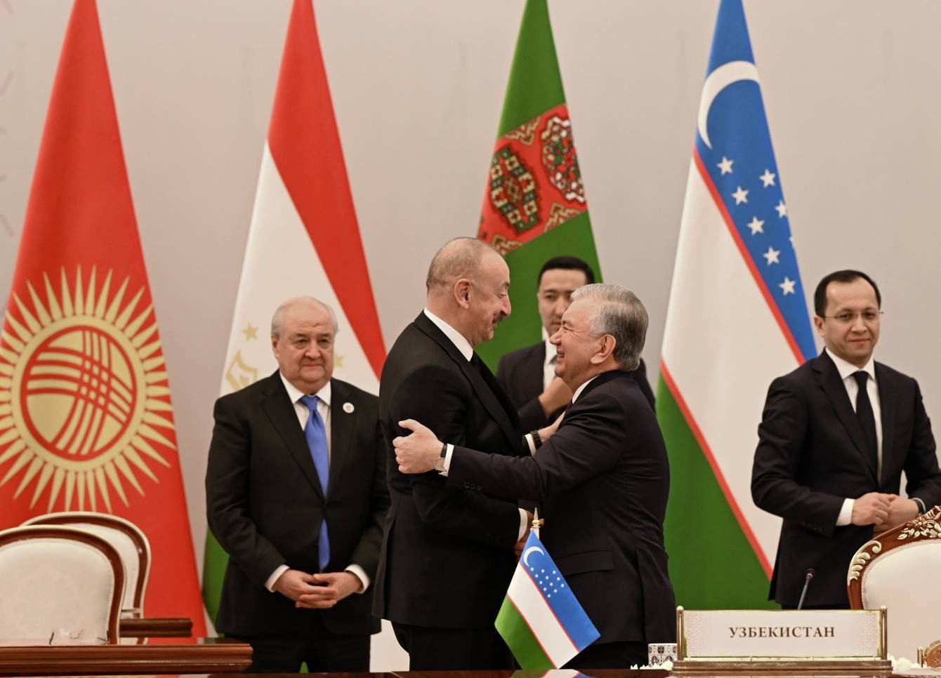 Prezident İlham Əliyev Mərkəzi Asiya Dövlət Başçılarının 7-ci Məşvərət Görüşünün iclasında çıxış edib