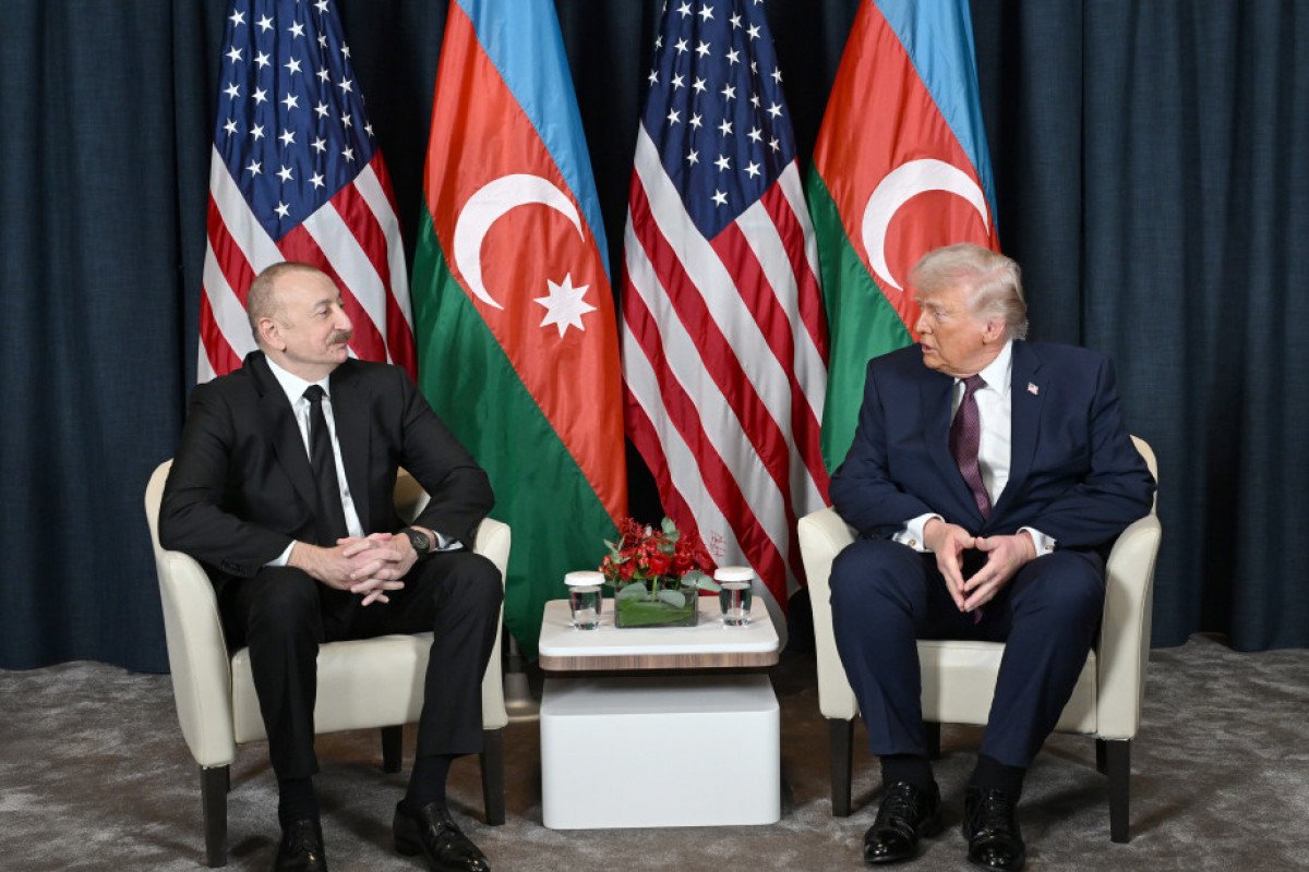 Davosda Prezident İlham Əliyevlə Donald Tramp arasında görüş keçirilib