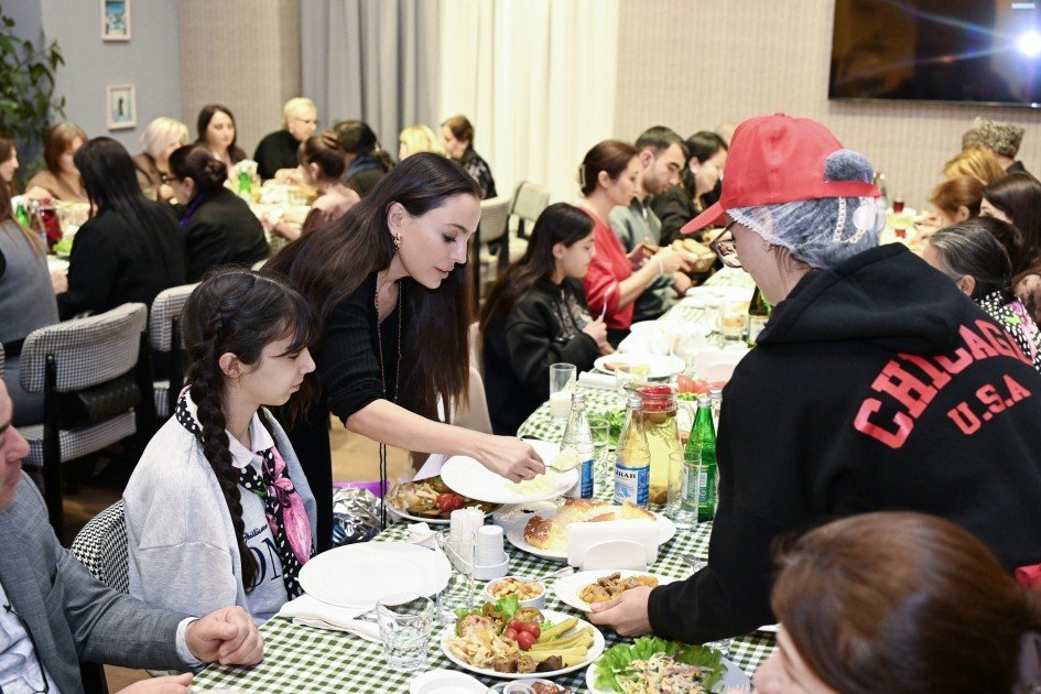 Leyla Əliyeva Qubada iftar məclisində iştirak edib Leyla Əliyeva Qubada iftar məclisində iştirak edib