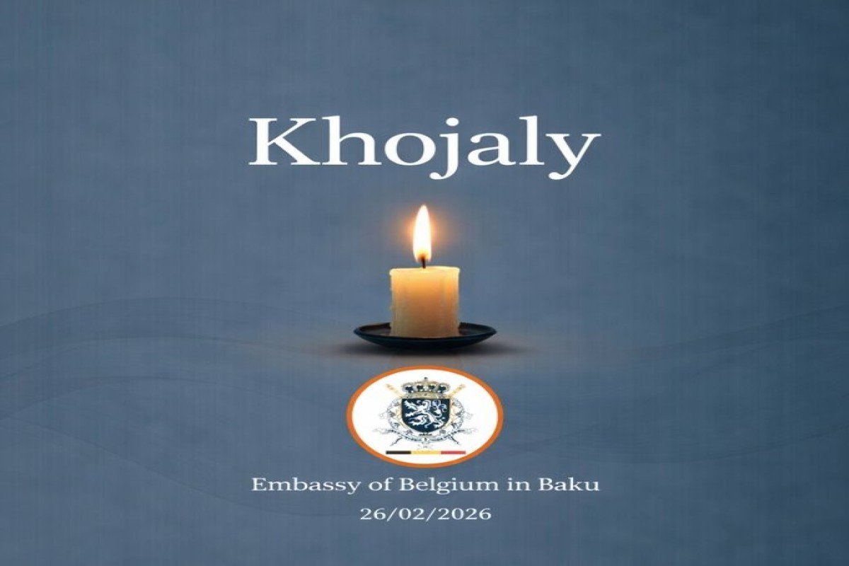 Belçika səfirliyi Xocalı soyqırımının ildönümü ilə bağlı başsağlığı verib